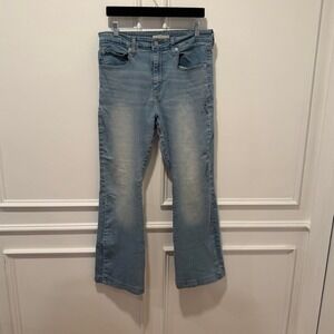 Levi's 726‎ Flare Jeans Women's Size 33 Light Wash High Rise Stretch